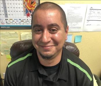 Reyes Guiterrez, team member at SERVPRO of Newark, Southwest Fremont